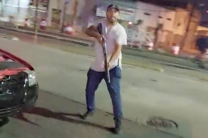 Un policía disparó balas de goma a la salida del boliche SkyLab en San Justo