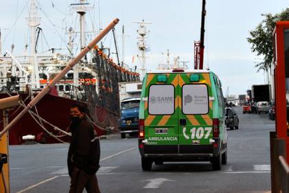 Un posible infectado por coronavirus en un barco en el puerto de Mar del Plata