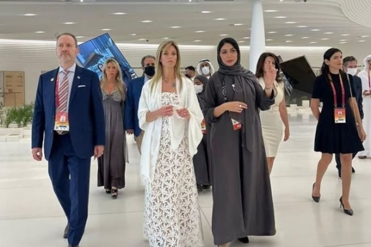 Un posteo de la primera dama uruguaya durante su visita a Dubai