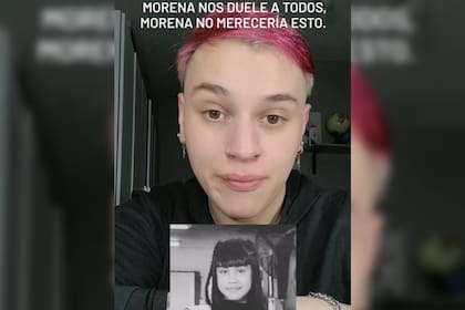 Un profesor habló sobre el crimen de Morena Domínguez (Captura video)