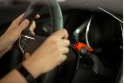 Un prototipo de auto con un alcoholímetro incorporado