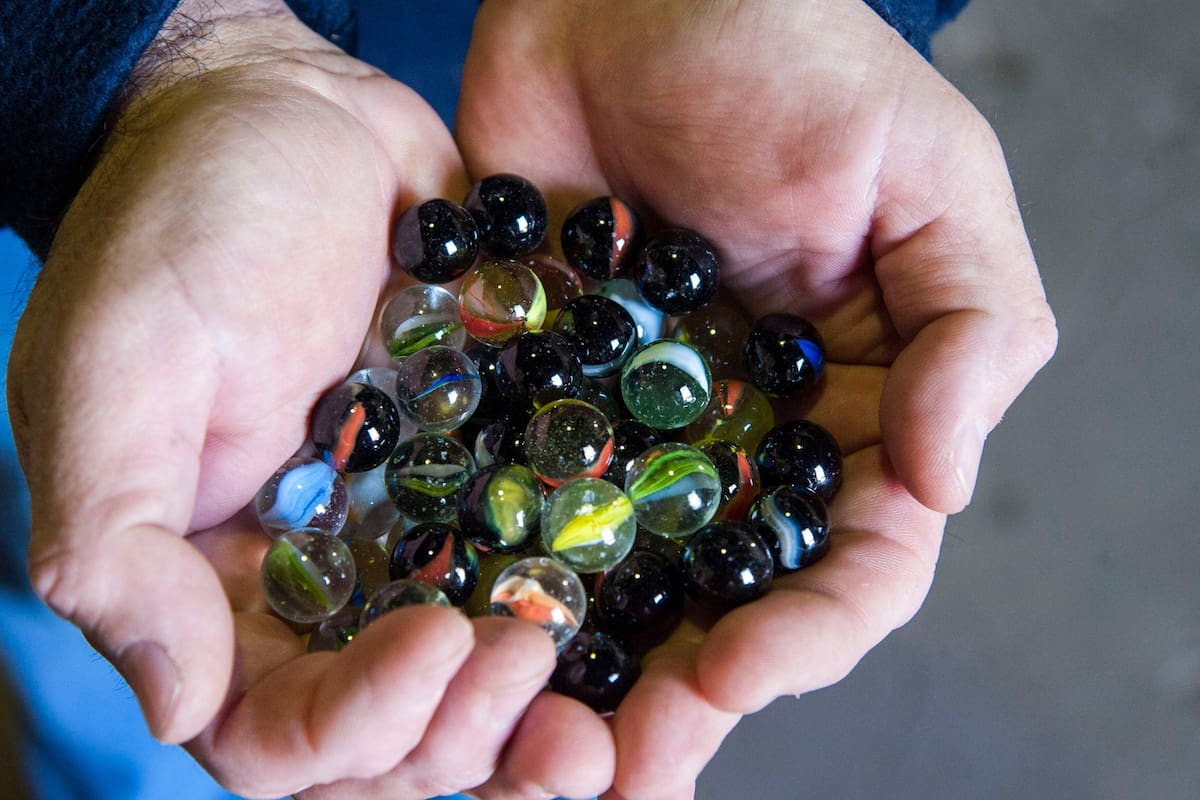 Un puñado de las bolitas más tradicionales