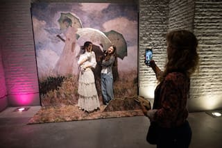 Solo un divertimento para selfies con temática artística