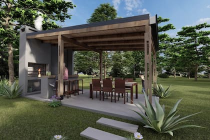 Un quincho o una galería son espacios para disfrutar en verano tanto de día como de noche