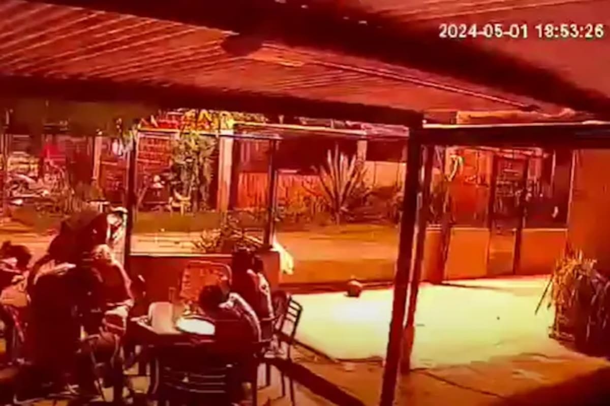 Un rayo cayó a metros de una familia en Chaco.