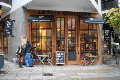 Un recomendado en Le Pain Quotidien: la limonada de frambuesa, fresca y riquísima