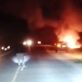 Murieron un reconocido médico rural y su esposa al incendiarse su auto después de un choque mútiple