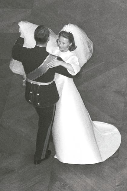 Un recuerdo de la boda de Harald y Sonia, en agosto de 1968