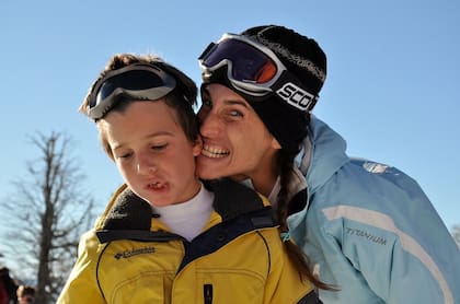 Un recuerdo de Valentín Yankelevich junto a su madre, que murió el 28 de septiembre de 2010