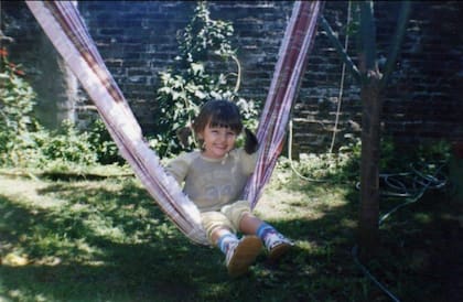 Un recuerdo familiar de la pequeña Lola.