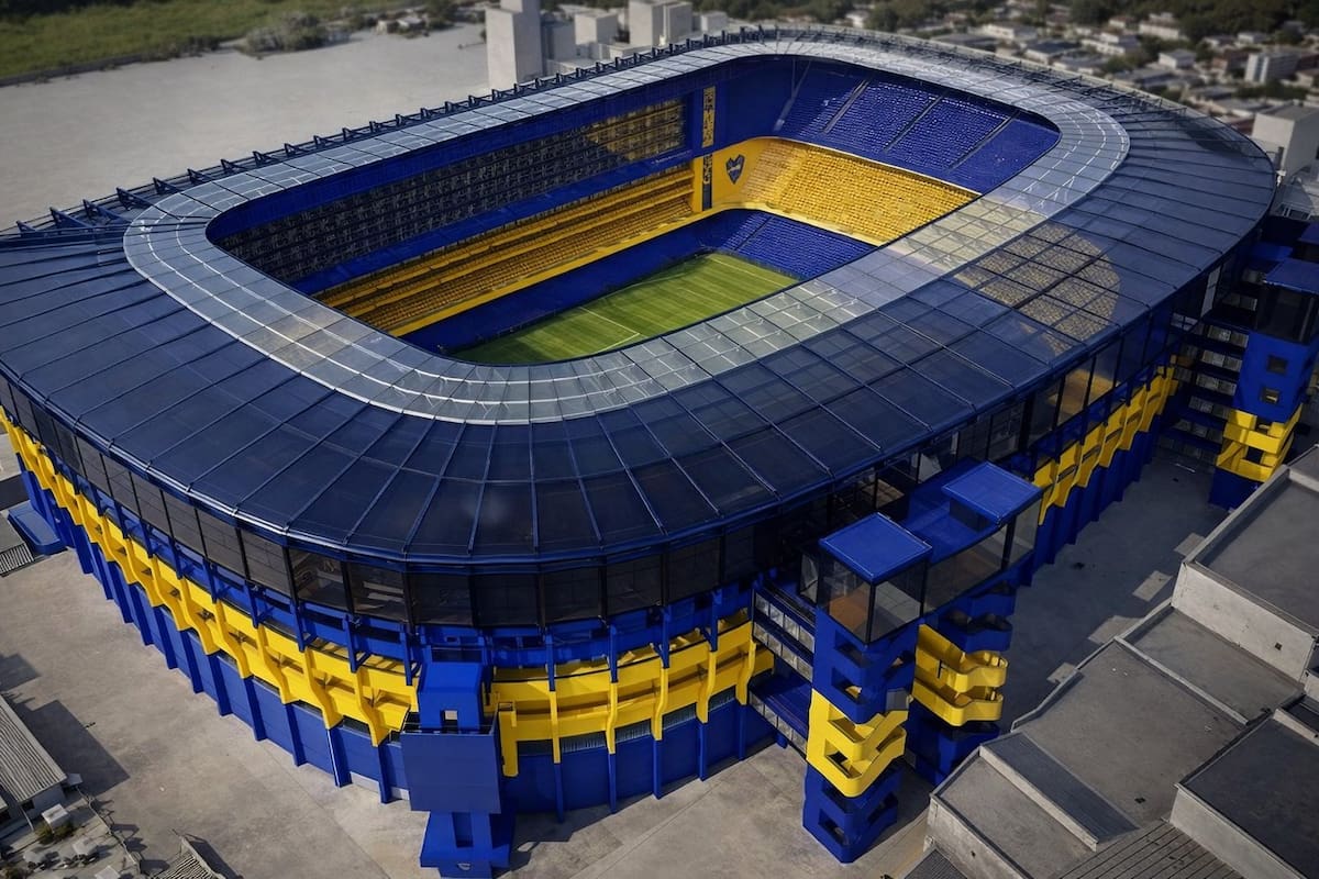 Un render de cómo podría verse el estadio renovado