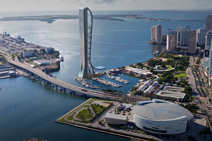 Un render de la torre SkyRise Miami