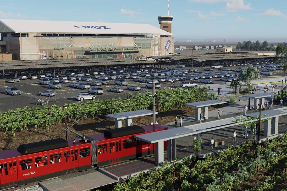 Un render del Metrotranvía