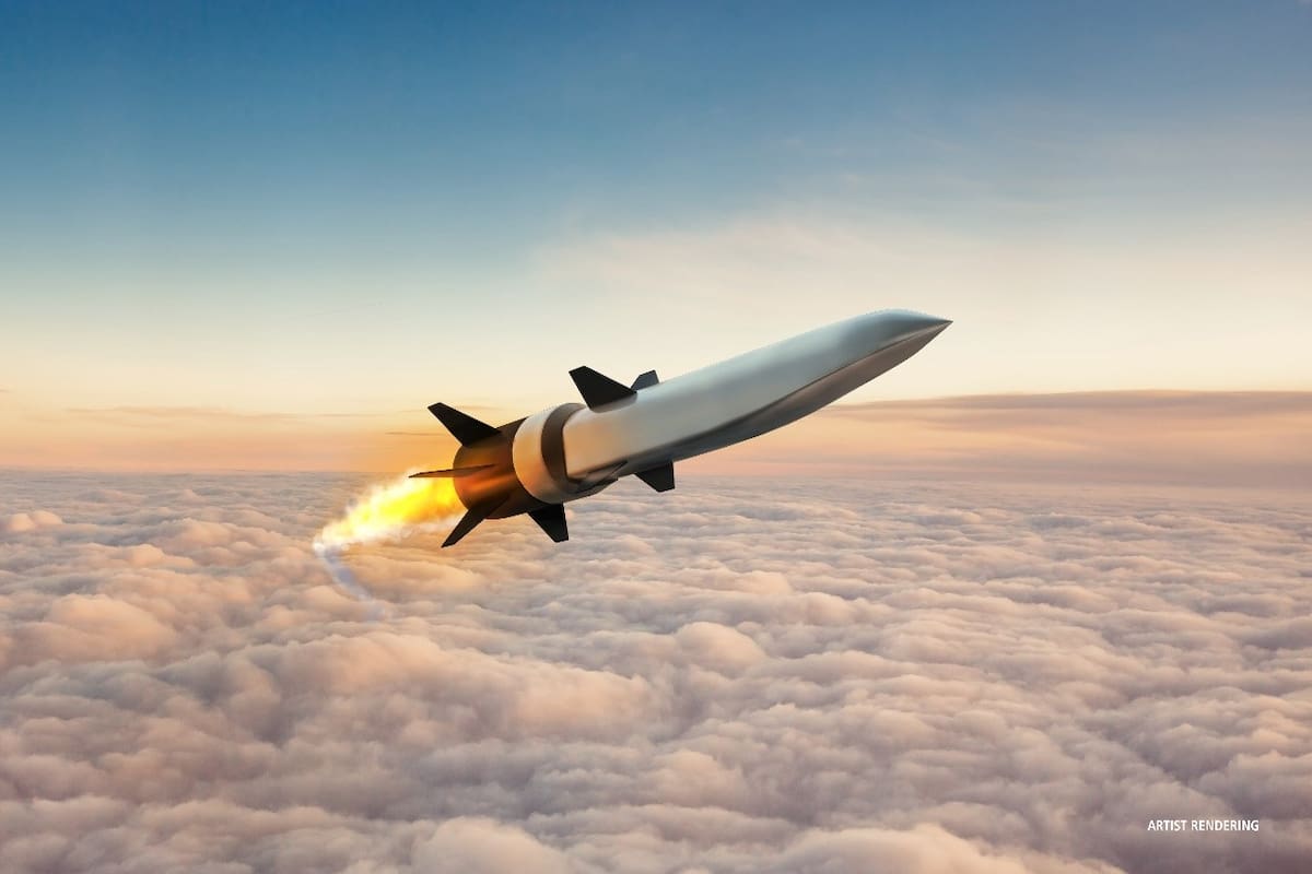 Un render del misil publicado por Raytheon, la empresa que diseñó el arma