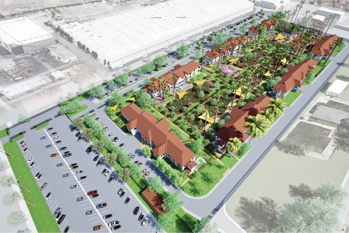 Un render muestra cómo quedará el "Los Angeles County Care Community"