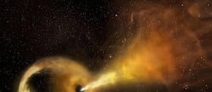 Según la NASA: así se ve el destello producido por un agujero negro “huérfano” al devorar una estrella