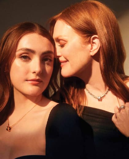 Un retrato de Julianne Moore y su hija menor, Liv Freundlich.