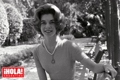 Un retrato de la princesa Irene en su juventud, en 1963, en el sur de Francia. Por entonces, su padre, Pablo I, era el rey de Grecia