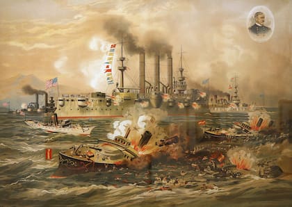 Un retrato del ataque norteamericano posterior al hundimiento del USS Maine