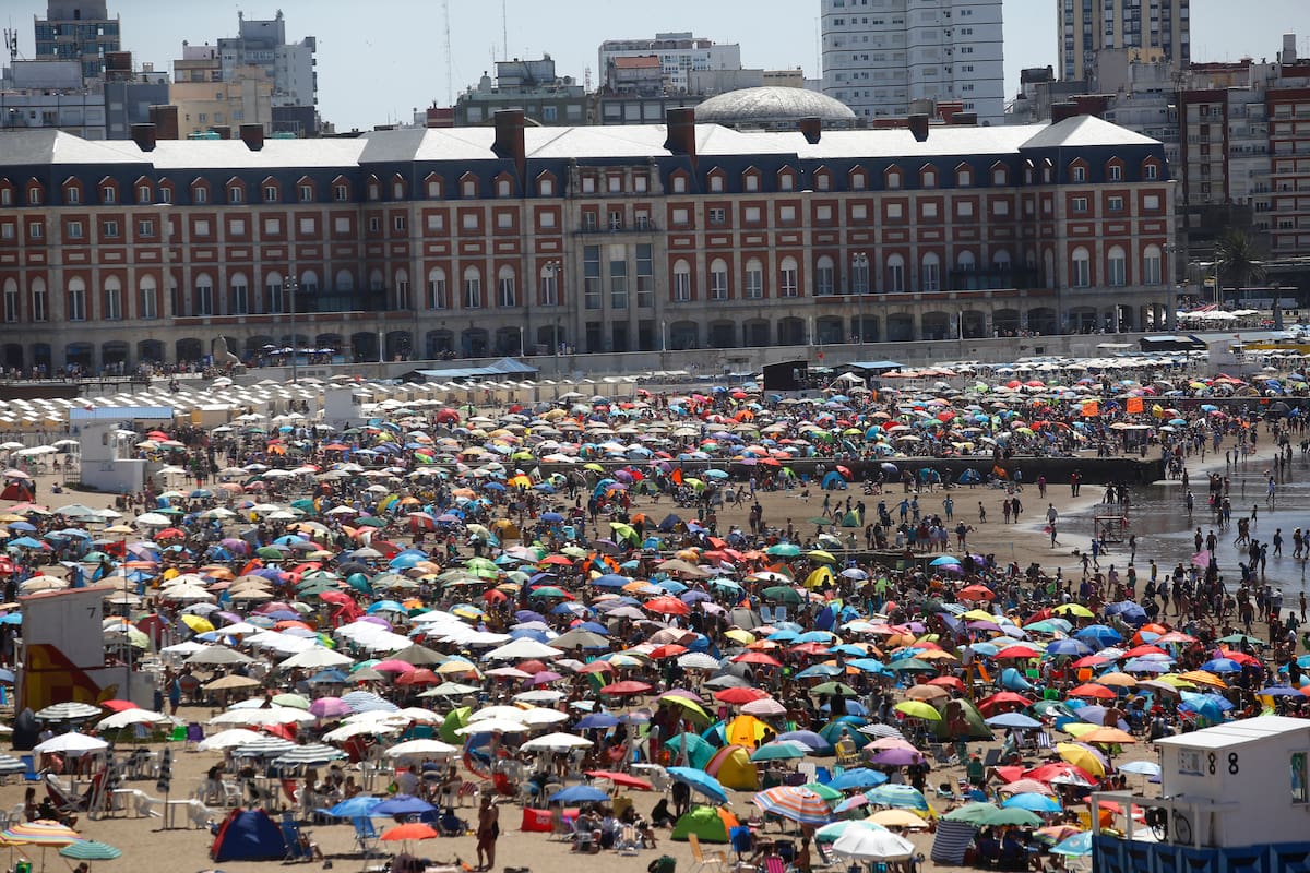 Un sábado a puro sol se vivió en Mar del Plata