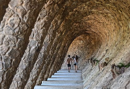 Un sector del Parc Güell