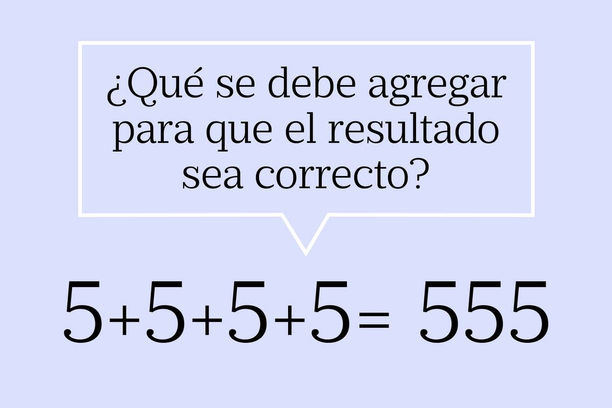 Un simple detalle permitirá que el enunciado sea correcto.