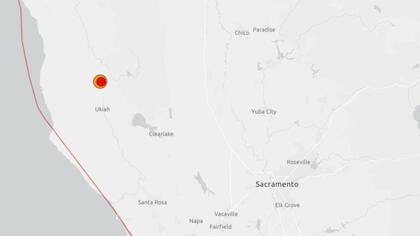 Un sismo de 5,6 grados en la escala de Richter se registro al norte de California este miércoles 24 de junio