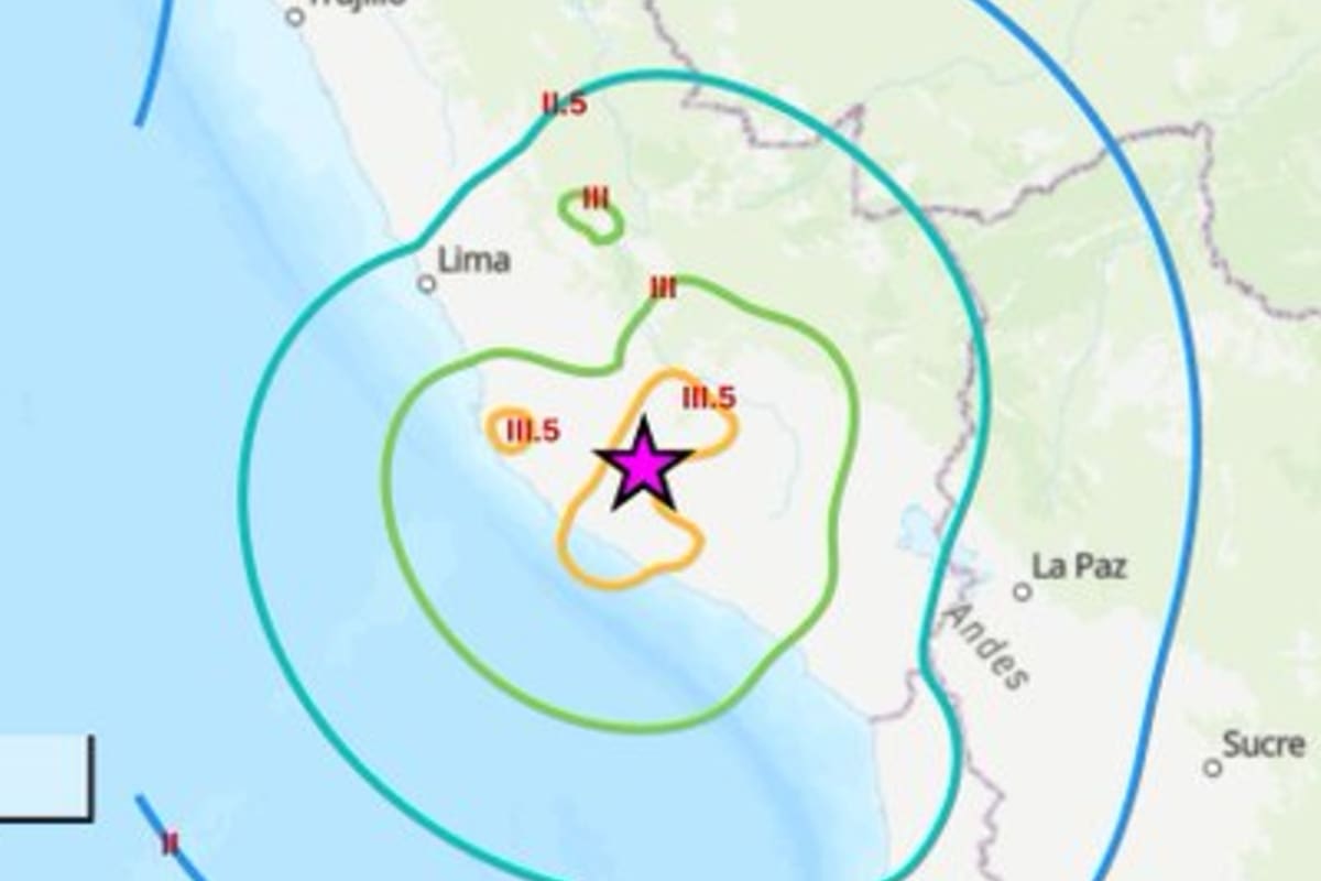 Un sismo de magnitud 6.7 sacudió Perú