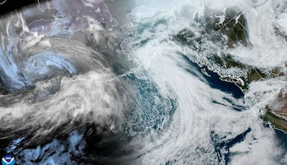 Un sistema de baja presión hace que ingrese abundante humedad sobre el noroeste del Pacífico, lo que podría ocasionar nevadas