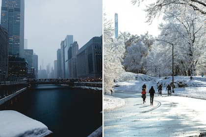 Un sistema de gran escala se desplaza desde las Montañas Rocosas hacia los Grandes Lagos y el noreste, impulsado por una combinación de humedad del Pacífico y aire cálido del Golfo