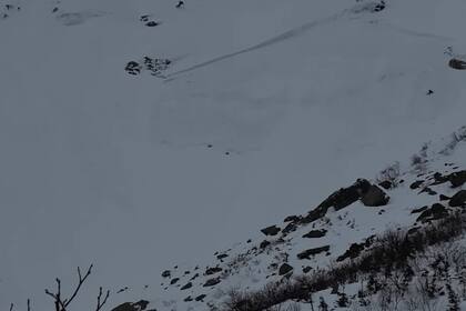 Un snowboarder y un esquiador lograron escapar de una avalancha en Tuckerman Ravine