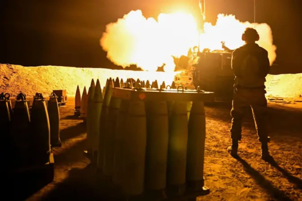 Un soldado israelí en Gaza