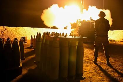 Un soldado israelí en Gaza