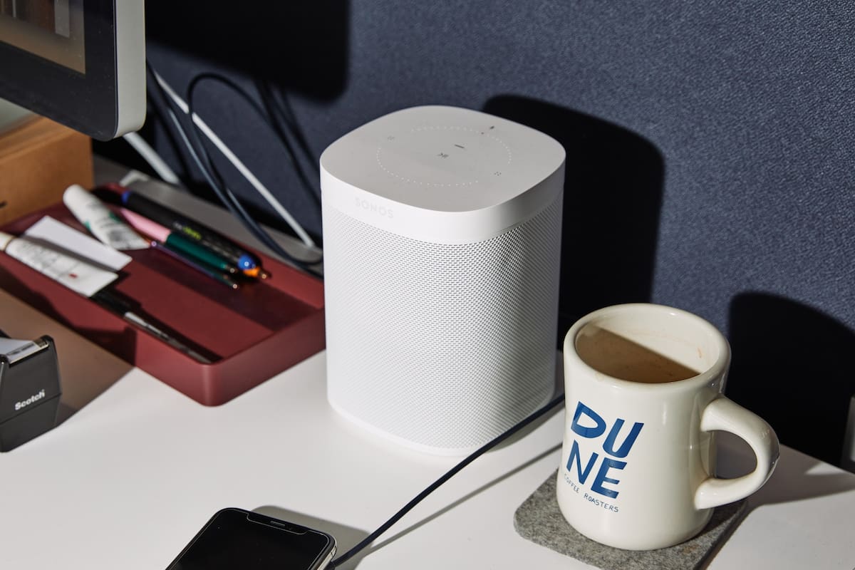 Un Sonos One en las oficinas de Sonos, en California