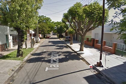 La calle en Villa Madero, La Matanza, donde fue asesinado un subcomisario de la Ciudad de Buenos Aires