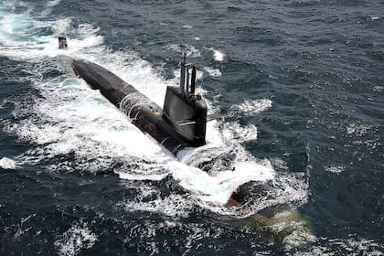 Un submarino clase Scorpene, como el que apunta a incorporar la Armada Argentina