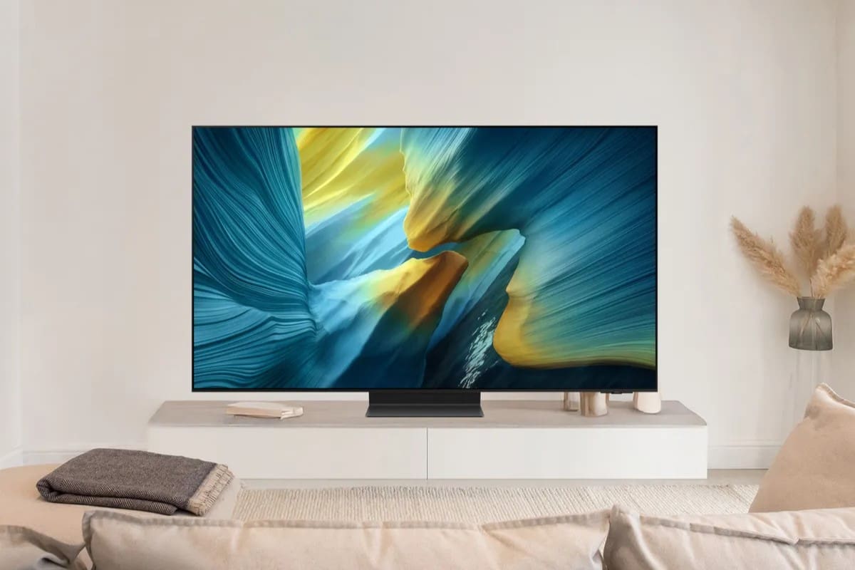 Un televisor Samsung OLED de 83 pulgadas con Vision AI