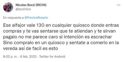 Un ticket viral generó debate en Rosario (Foto: Twitter)