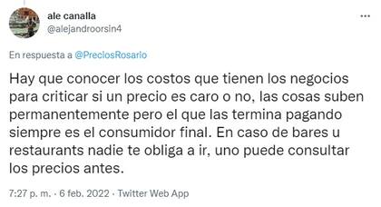 Un ticket viral generó debate en Rosario (Foto: Twitter)