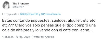 Un ticket viral generó debate en Rosario (Foto: Twitter)