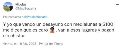 Un ticket viral generó debate en Rosario (Foto: Twitter)