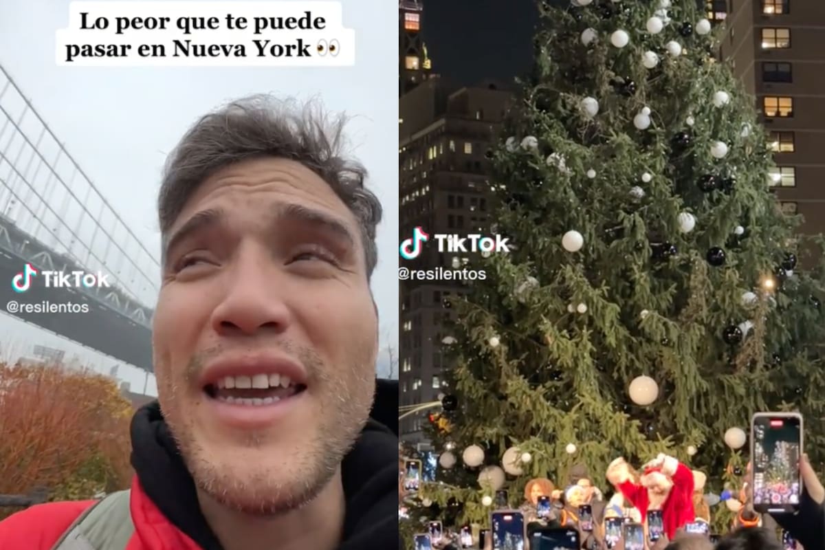 Un tiktoker compartió qué es "lo peor" de Nueva York en esta época de fiestas
