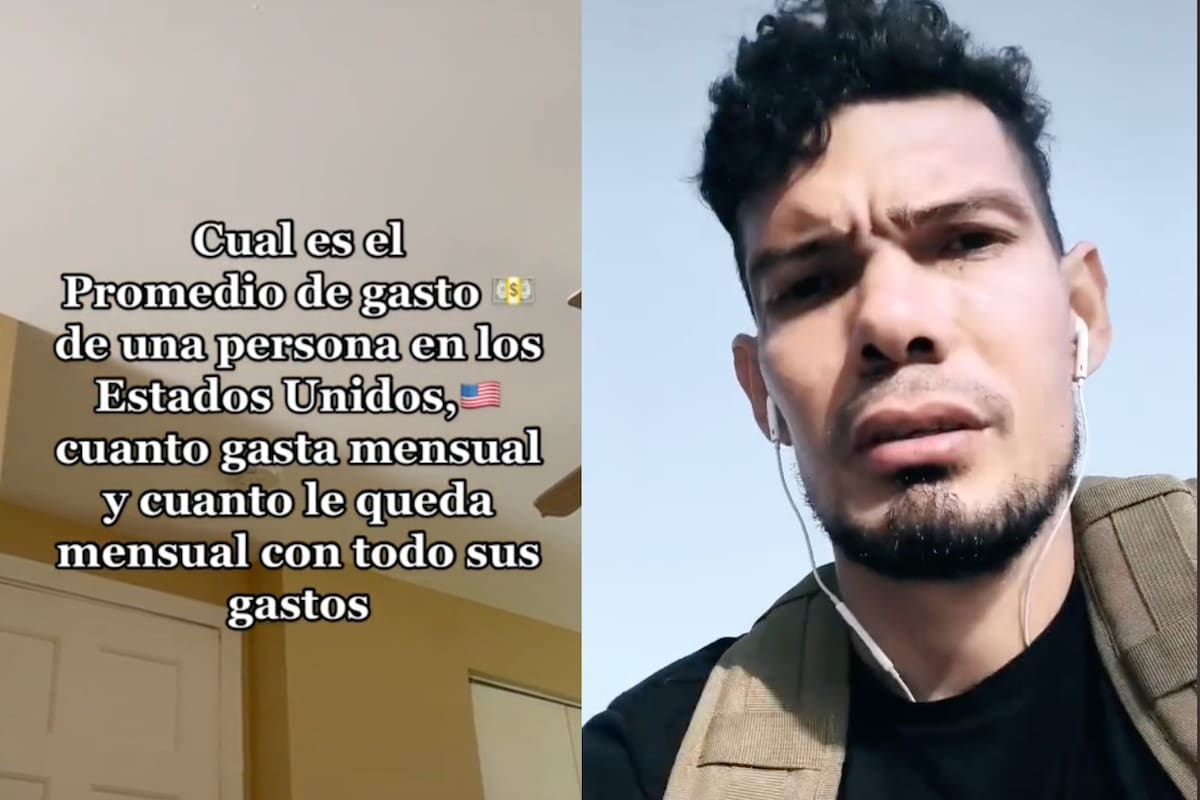 Un tiktoker expuso cuánto es lo que gasta, lo que gana y el dinero que le sobra para otros lujos al trabajar en Estados Unidos