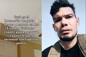 Un tiktoker expuso cuánto es lo que gasta, lo que gana y el dinero que le sobra para otros lujos al trabajar en Estados Unidos