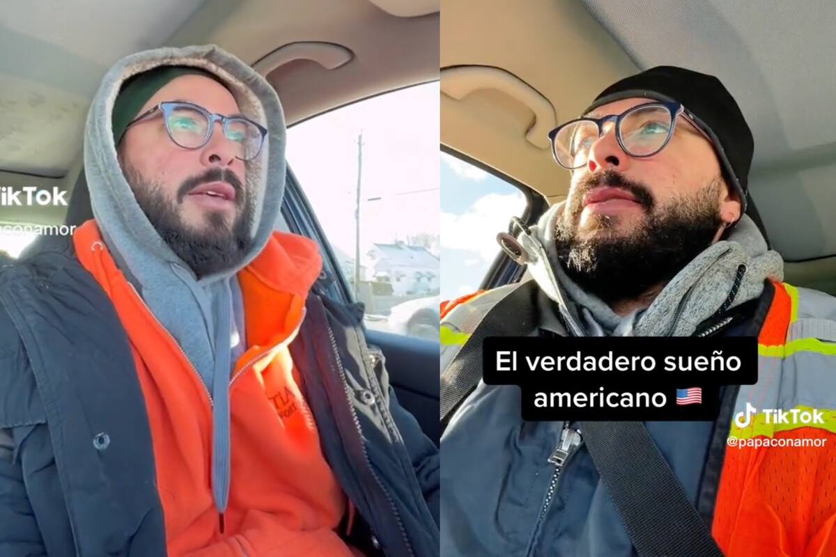 Un tiktoker habló sobre su perspectiva del sueño americano y otros migrantes lo felicitaron por su visión