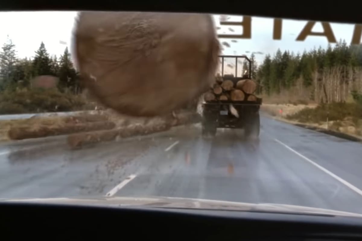 un tiktoker publicó un video de un accidente similar al ocurrido en la película Destino final 2