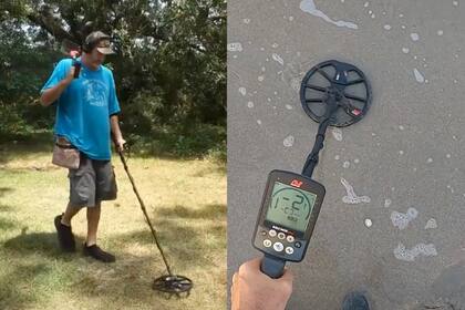 Un tiktoker se dedica a buscar objetos perdidos en la playa y ha encontrado de todo