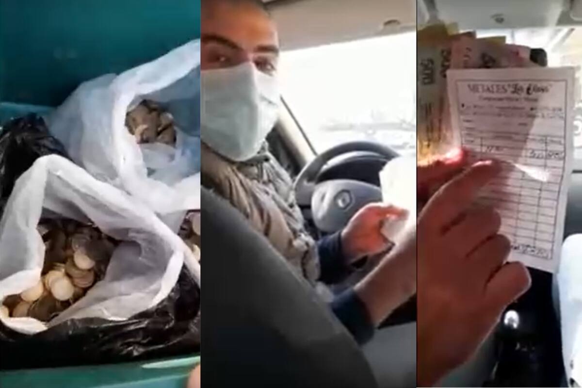 Un tiktoker vendió $4000 en monedas por las que obtuvo más del doble en una casa de metales