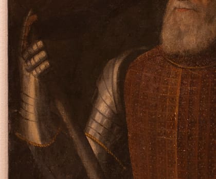 El retrato realizado por Tintoretto fue rechazado por Petorutti como una burda copia; hoy se sabe que no es cierto