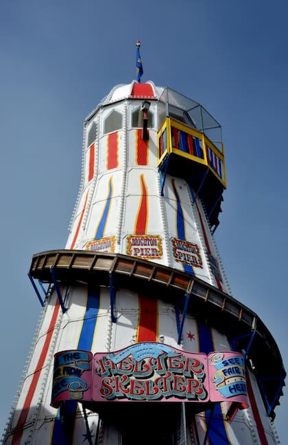 Un típico helter skelter británico